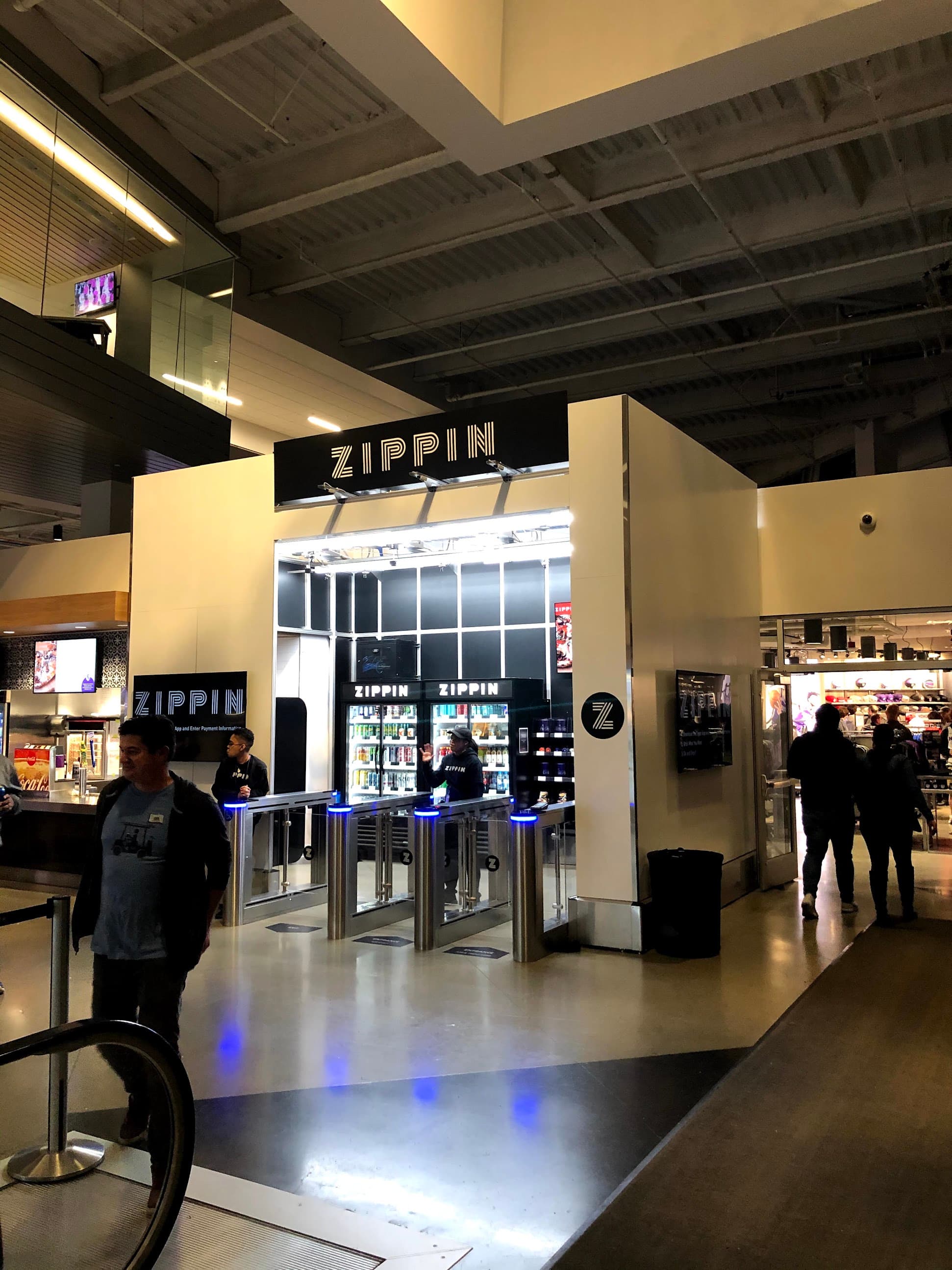 Zippin checkout-free store at Golden 1 Center in Sacramento
